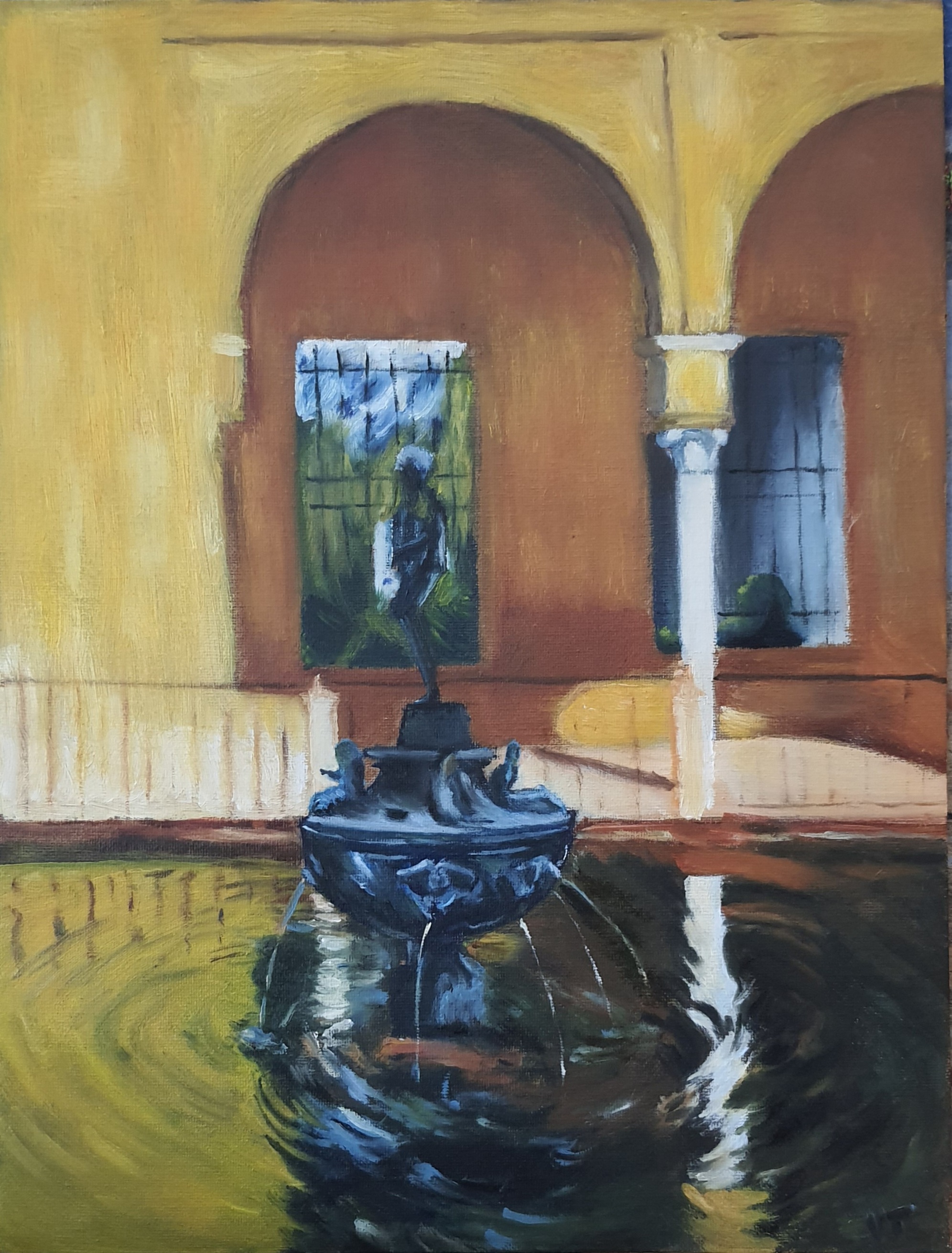 The fountain in the Alcazar of Seville